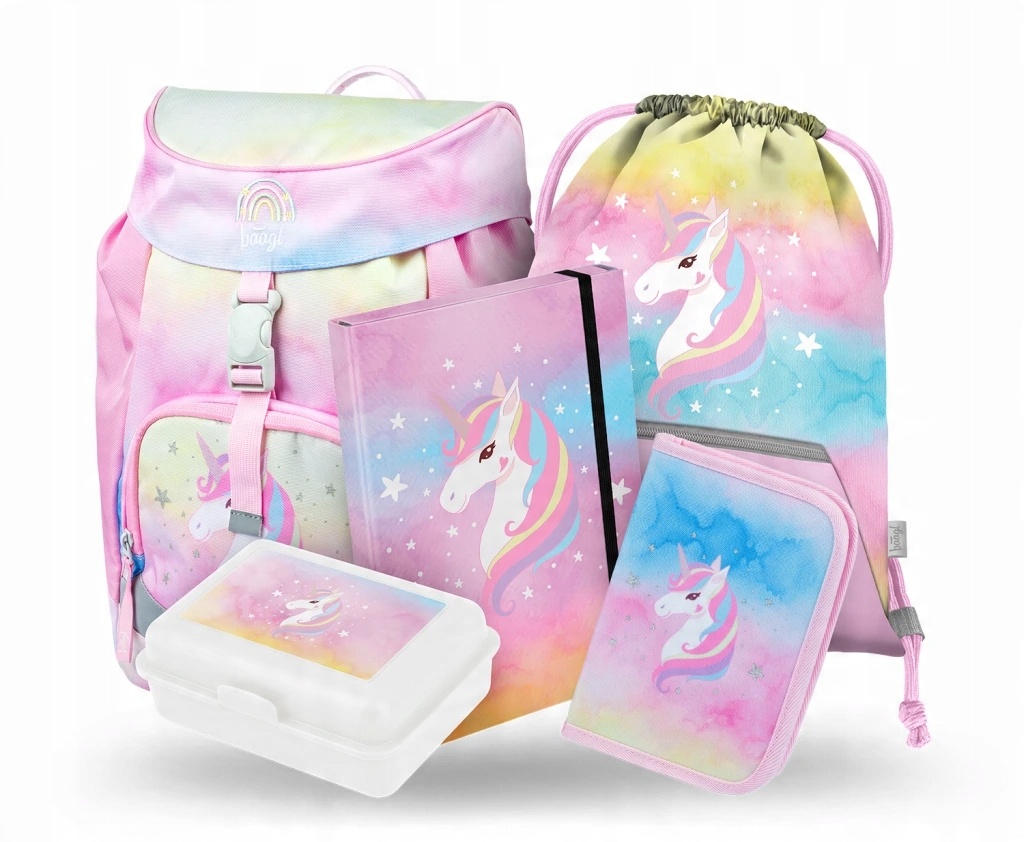 Školský Batoh Airy Rainbow Unicorn – Ultraľahký a Ergonomický